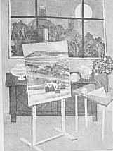 Interno con cavalletto