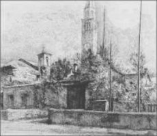L entrata del vecchio ospedale