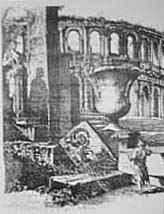 Capriccio con Colosseo e personaggio
